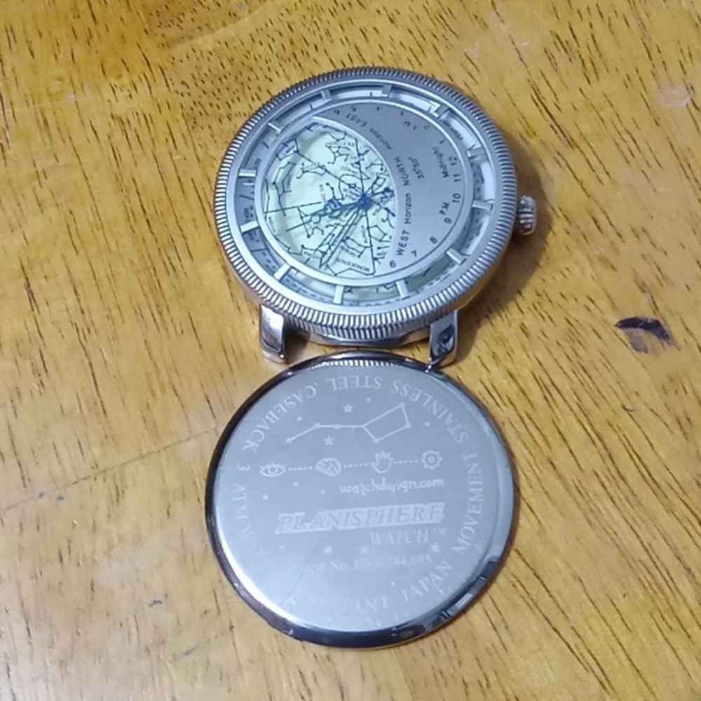 Planiphere Watch Case With Map Design - image 3